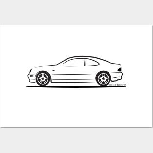 Mercedes Benz CLK C208 Wht Posters and Art